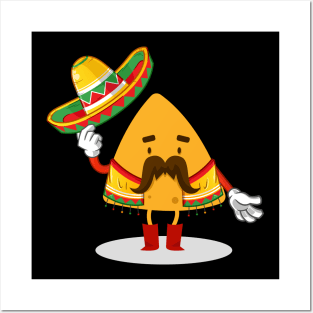 Cinco De mayo Mexican sombrero hat Posters and Art